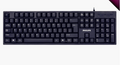 Gaming Keyboard Wired 104 Keys Ergonomic Backlight USB Keyboard for for Home Office Laptop Work GamingBlack