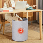 Silent Foldable Leg Warmer Pro - under Desk Electric Foot Heater with Thermostat & Auto Shut off for Office Home Timer