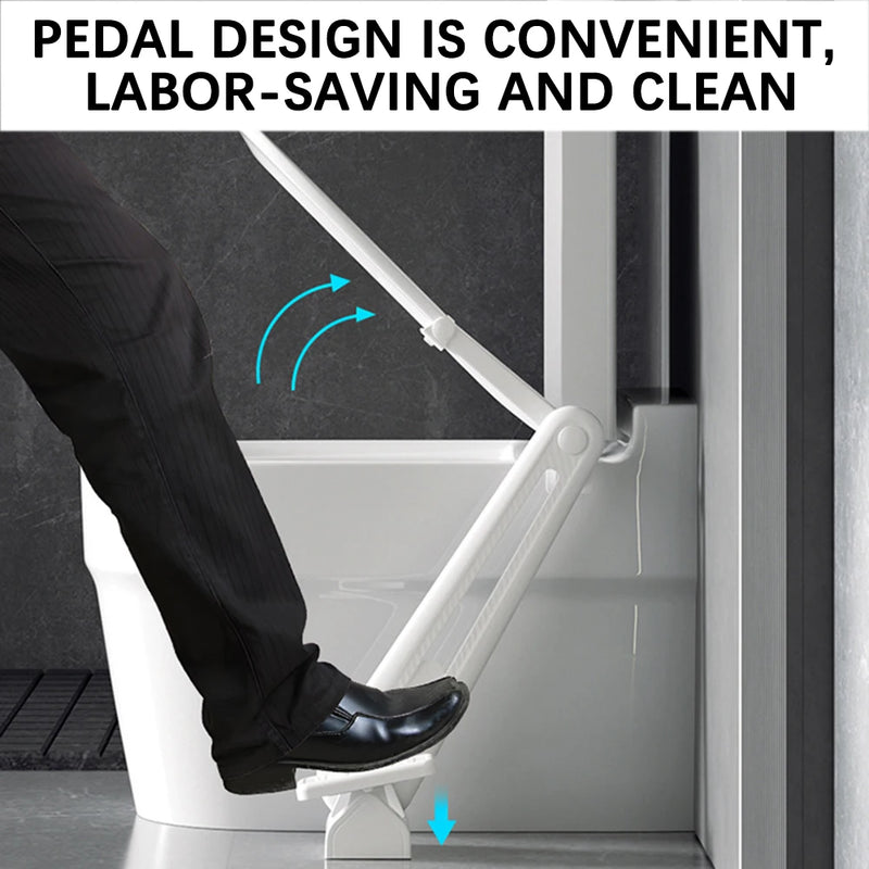 Foot Pedal Toilet Seats Lid Lifter Anti-Dirty Foot-Operated Toilet Seat Lid Holder Toilet Lid Lift Tool Bathroom Accessories