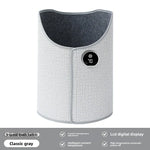 Silent Foldable Leg Warmer Pro - under Desk Electric Foot Heater with Thermostat & Auto Shut off for Office Home Timer
