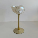 Originality Conch Wine Glass Goblet Handmade Banquet Natural Metal Glass Polishing Decoration Ornament Gift for Bar